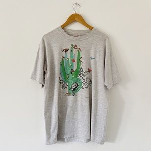 Vintage 90s cactus graphic tee